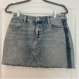 PacSun Acid Wash Denim Mini Skirt